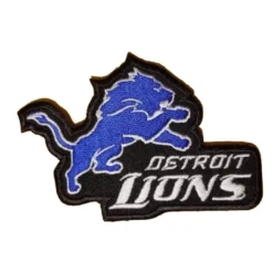 Detroit Lions Logo Wordmark Patch