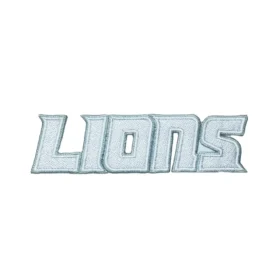 Detroit Lions White Jersey Wordmark Patch