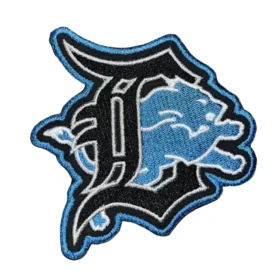 Detroit Tigers Lions Old English D Logo Patch