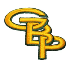 Green Bay Packers GBP Throwback Monogram Logo Patch