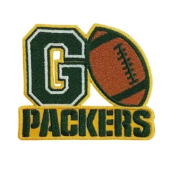 Green Bay Packers GO Football Logo Patch