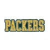 Green Bay Packers Gold Wordmark Logo Patch