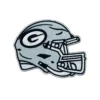 Green Bay Packers Black Silver G Helmet Patch 2 Green Bay Packers Black Silver G Helmet Embroidered Patch