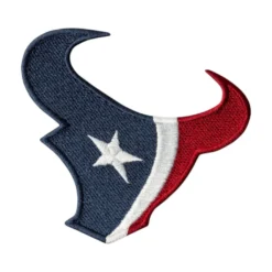 Houston Texans 2002-2023 Bullhead Embroidered Logo Patch