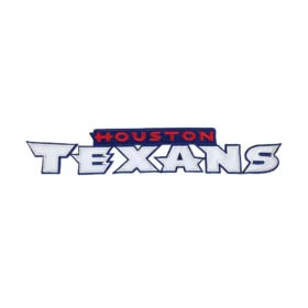 Houston Texans Navy White Wordmark Logo Patch
