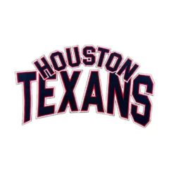 Houston Texans Red Black Wordmark Logo Embroidered Patch
