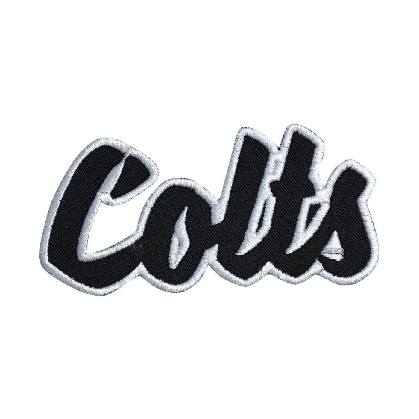 Indianapolis Colts Black Cursive Script Logo Patch 1 Indianapolis Colts Black Cursive Script Logo Patch