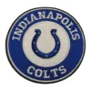 Indianapolis Colts Round Horseshoe Secondary Logo Patch 2 Indianapolis Colts Round Secondary Logo Patch