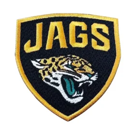 Jacksonville Jaguars JAGS Shield Logo Patch