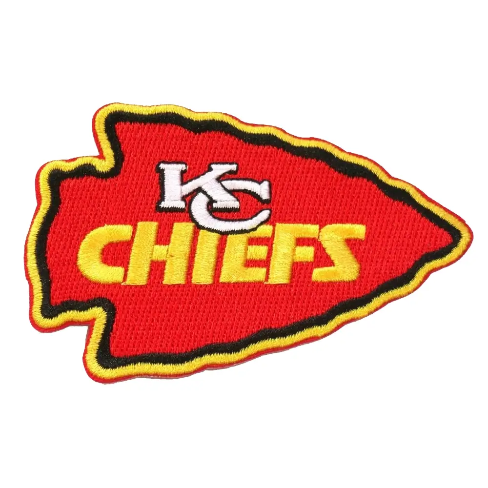 Kansas City Chiefs Arrowhead Team Logo Patch 1 Kansas City Chiefs Arrowhead Team Logo Embroidered Patch