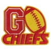 Kansas City Chiefs Go Chiefs Embroidered Patch