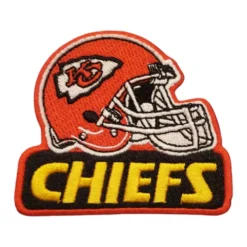 Kansas City Chiefs Helmet CHIEFS Logo Patch