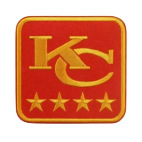 Kansas City Chiefs KC Four Star Captain Patch