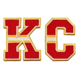 Kansas City Chiefs KC Letter Logo Patch