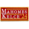 Kansas City Chiefs Mahomes Kelce 2024 Embroidered Patch