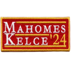 Kansas City Chiefs Mahomes Kelce 2024 Embroidered Patch
