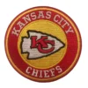 Kansas City Chiefs Round KC Arrowhead Logo Patch 2 Kansas City Chiefs Round KC Arrowhead Logo Patch