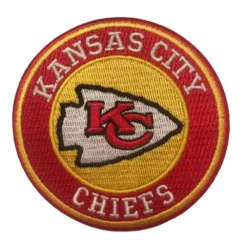 Kansas City Chiefs Round KC Arrowhead Logo Patch
