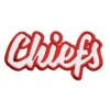 Kansas City Chiefs White Script Logo Patch