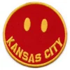 Kansas City Chiefs Smiley Face Patch 2 Kansas City Chiefs Smiley Face Embroidered Patch