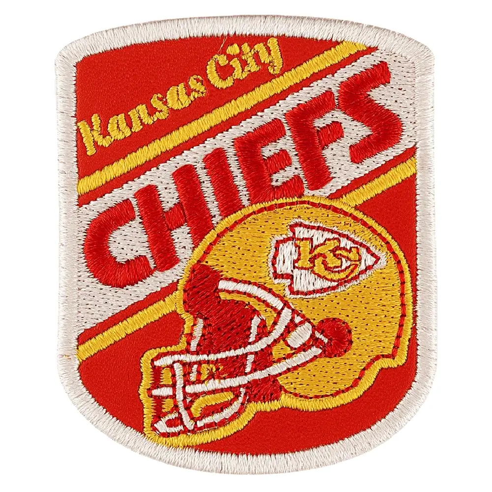 Kansas City Chiefs Vintage Helmet Crest Patch 1 Kansas City Chiefs Vintage Helmet Crest Patch