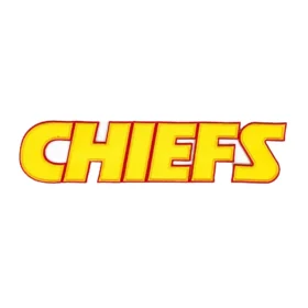Kansas City Chiefs Yellow Wordmark Logo Patch
