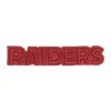 Las Vegas Raiders Red 3D Wordmark Logo Patch