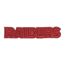 Las Vegas Raiders Red 3D Wordmark Logo Patch