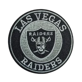 Las Vegas Raiders Round Team Logo Patch