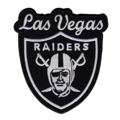 Las Vegas Raiders Script Header Shield Logo Patch