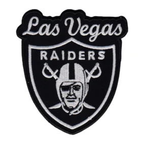 Las Vegas Raiders Script Header Shield Logo Patch