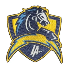 Los Angeles Chargers Horse Shield Logo Patch