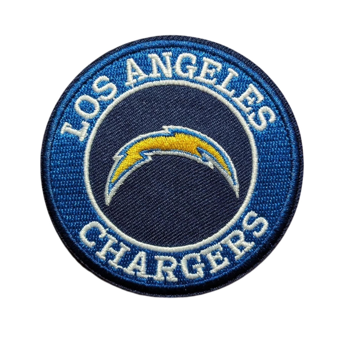 Los Angeles Chargers Retro Round Logo Patch 1 Los Angeles Chargers Retro Round Logo Patch