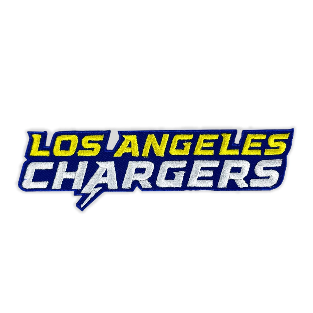 Los Angeles Chargers Wordmark Team Logo Patch 1 Los Angeles Chargers Wordmark Team Logo Patch