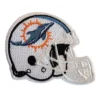 Miami Dolphins Football Helmet Embroidered Patch