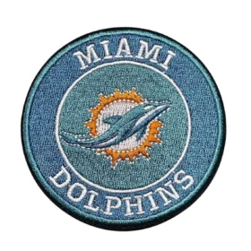 Miami Dolphins Retro Round Logo Patch