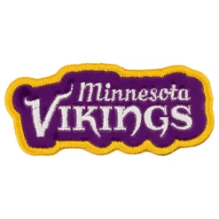 Minnesota Vikings Script Wordmark Logo Patch