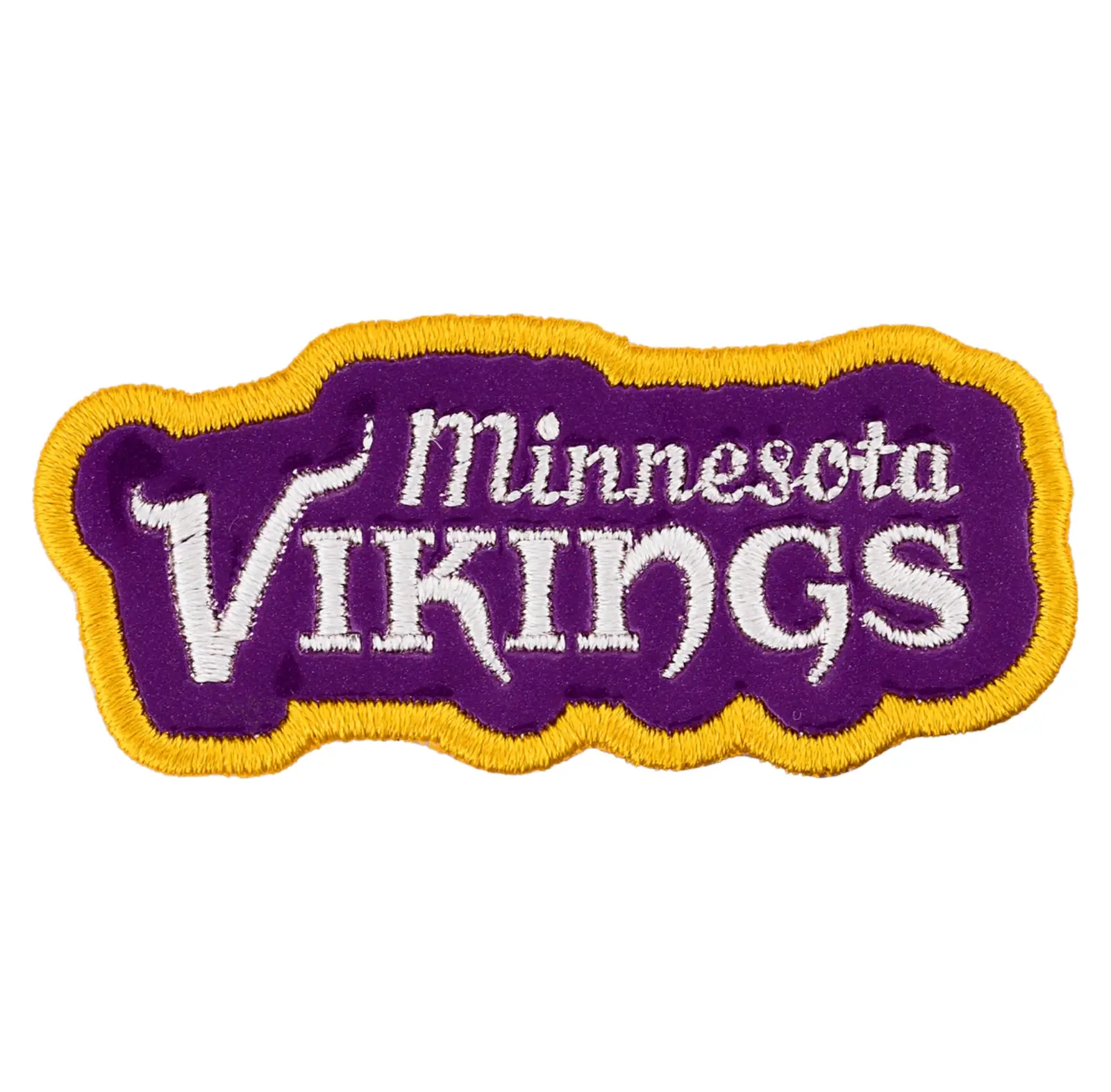 Minnesota Vikings Script Wordmark Logo Patch 1 Minnesota Vikings Script Wordmark Logo Patch