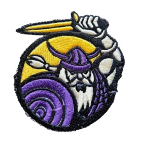 Minnesota Vikings Round Viking Shield Patch