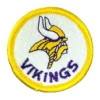 Minnesota Vikings Round Norseman Logo Patch 3 Minnesota Vikings Vintage Round Norseman Patch