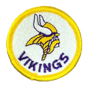 Minnesota Vikings Round Norseman Logo Patch