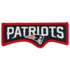New England Patriots Red Border Wordmark Logo Patch