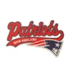 New England Patriots Red Script Logo Embroidered Patch