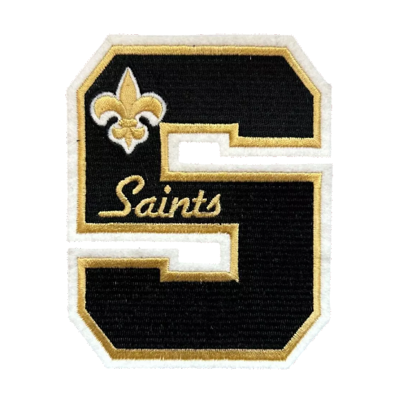 New Orleans Saints Letter S logo Patch 1 New Orleans Saints Patch