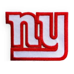 New York Giants Red Border NY Logo Embroidered Patch