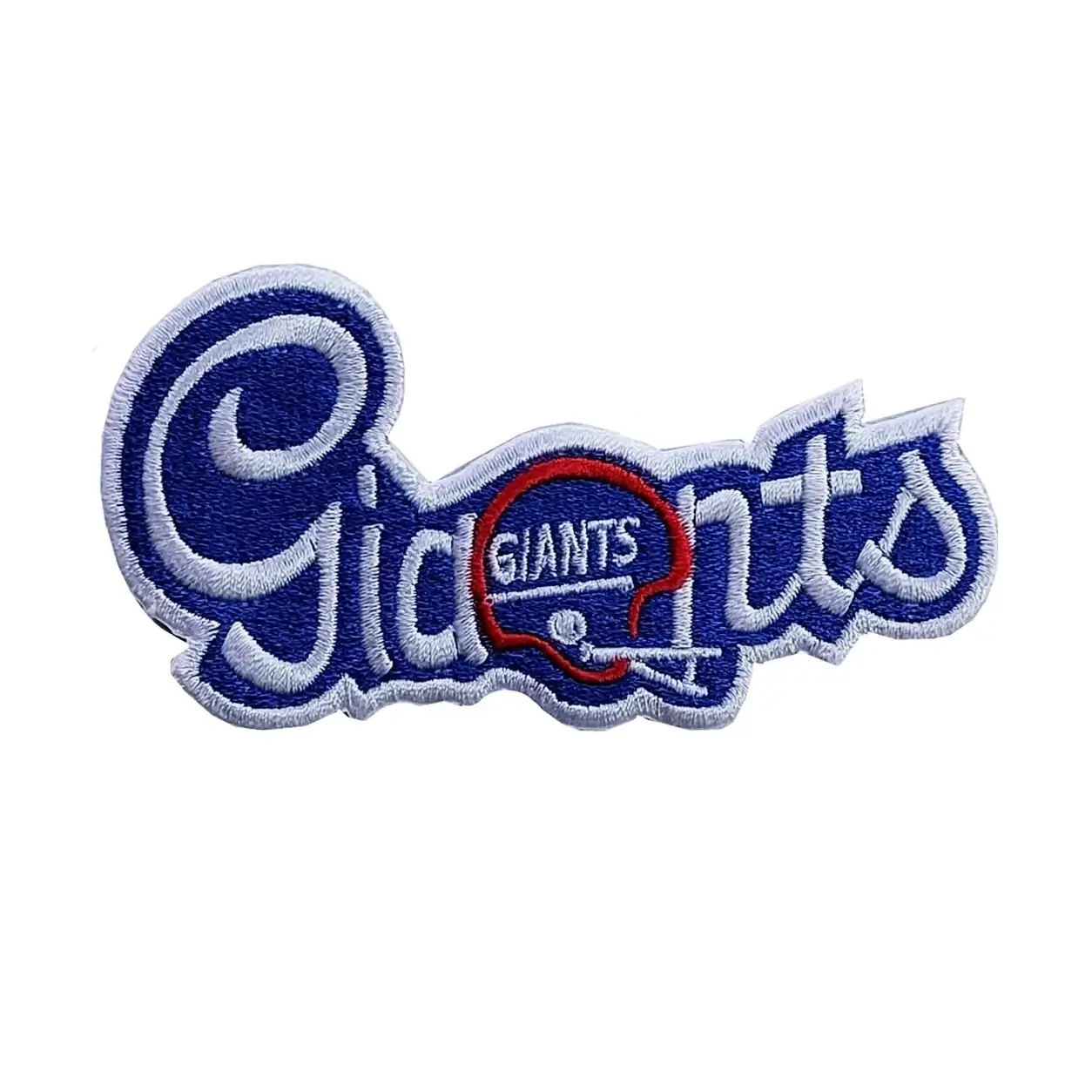 New York Giants Vintage Cursive Patch 1 New York Giants Vintage Cursive Embroidered Patch