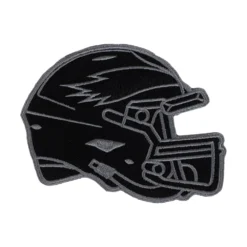 Philadelphia Eagles Black Stealth Helmet Embroidered Patch