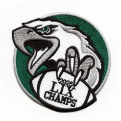 Philadelphia Eagles 2025 Super Bowl LIX Champs Football Patch