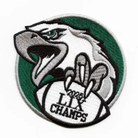 Philadelphia Eagles 2025 LIX Champs Football Patch