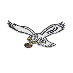 Philadelphia Eagles White Flying Eagle Logo Patch